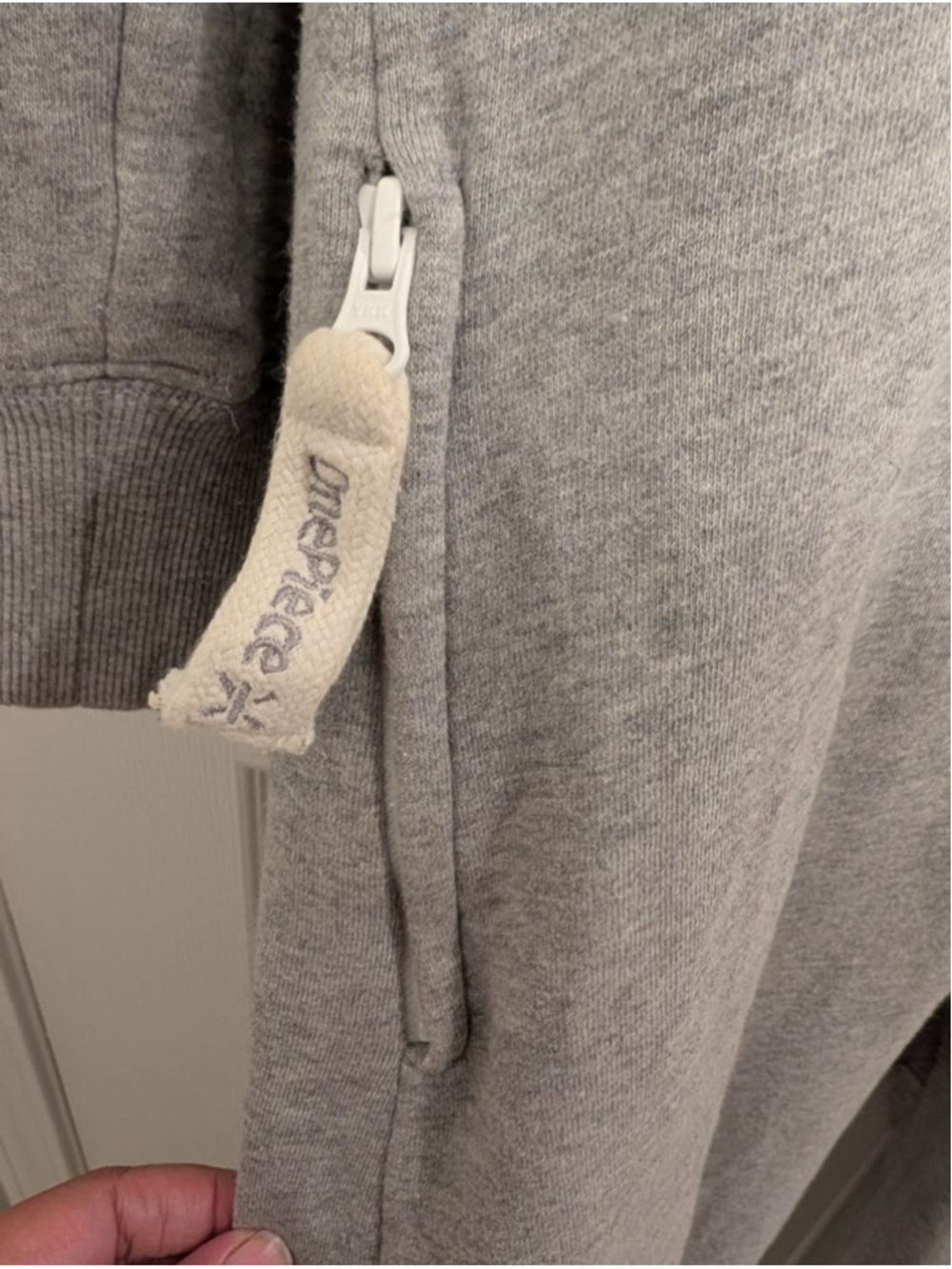 The Norwegian Original OnePiece Gray Full-Zip Hooded Jumpsuit L Airport Outfit - Picture 3 of 10